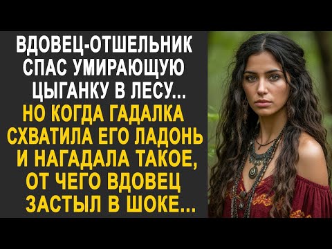 Видео: Вдовец отшельник спас цыганку в лесу. Но когда гадалка схватила его ладонь и погадала...