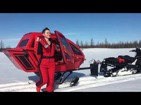 Видео: BRP Ranger 49 и санки Snowcruiser (отзыв владельца)