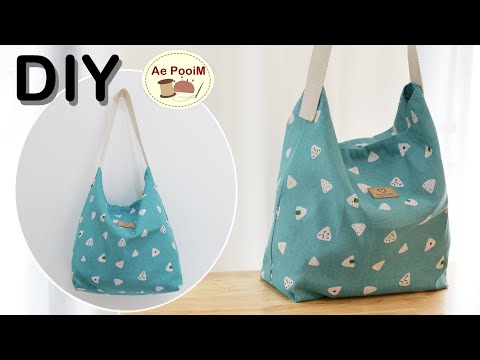 Видео: Простой мастер-класс по пошиву сумки-шоппера | Шьем красивую сумку шаг за шагом