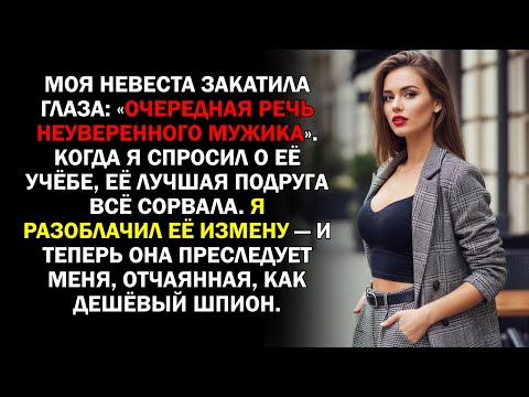 Видео: Моя невеста закатила глаза: «Очередная речь неуверенного мужика». Когда я спросил о её учёбе, её...
