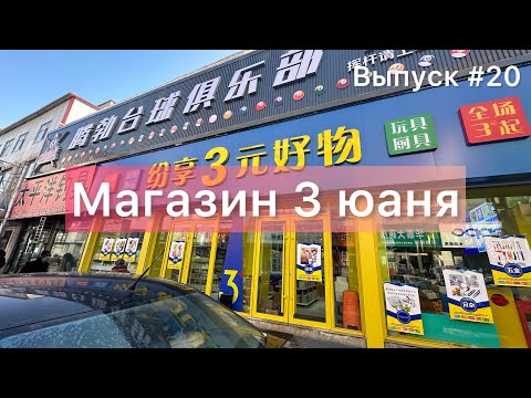 Видео: Китай / Мишань 02.01.24 / Магазин 3 юаня