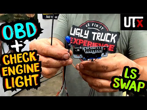 Видео: Как подключить разъем OBD LS SWAP + индикатор Check Engine — UTX