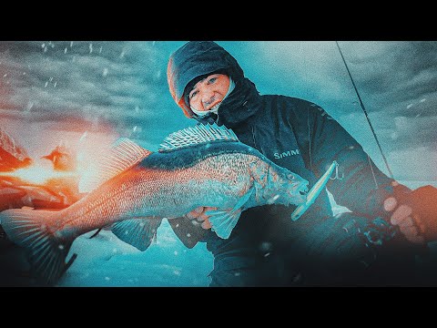 Видео: СУДАКА ГОНЯЛИ ПО ВСЕМУ ОЗЕРУ. Зимняя рыбалка, разлавливаем новые снасти