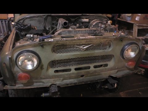 Видео: УазТех: Установка om616 на стандратный УАЗ 469, ЧАСТЬ 2