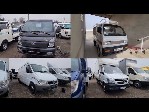 Видео: Мошинбозори Хуҷанд 🇹🇯 Нархи Hyundai Porter Mercedes Sprinter Лабо