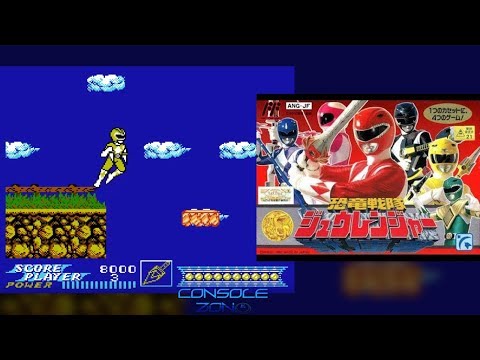 Видео: Kyouryuu Sentai Juuranger (Могучие Рейнджеры 2) - прохождение игры (Денди, 8-bit)