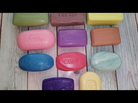 Видео: Асмр/asmr/резка цветного мыла/cutting colored soap
