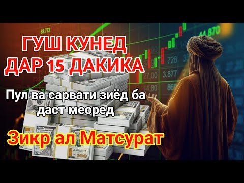 Видео: Дар давоми 15 дақиқа пас аз шунидани ин, 50 миллион ба ҳисоби шумо ворид карда мешавад