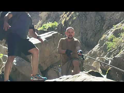Видео: Gorges and waterfalls of Kulos’ya, Uzbekistan, part 1, quality 4K / Ущелье Кулосьи, часть 1