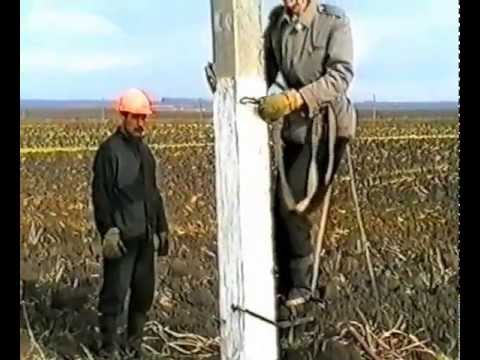Видео: Замена линейного разъединителя на жб опоре ВЛ 10кВ вручную
