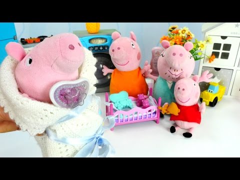 Видео: Свинка Пеппа и рождение Джорджа