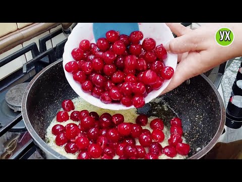 Видео: Такого ещё не было! ВАРЕНИКИ С ВИШНЕЙ за 10 минут - моя ХИТРОСТЬ когда мне лень лепится с тестом