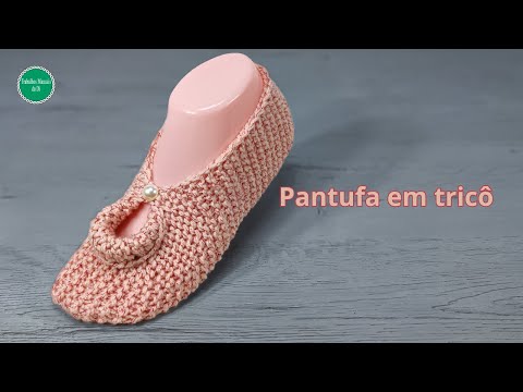 Видео: Вязание тапочек легкое пошагово