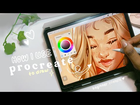 Видео: 📎🧸🤍как я рисую в Procreate | мой процесс цифрового искусства ⁎⁺˳✧༚
