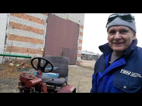 Видео: Самодельный мини трактор с китайский дизелем 9л.с