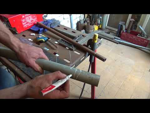 Видео: Отвод 45 градусов, как вырезать