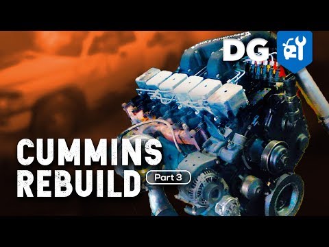 Видео: Как перебрать дизельный двигатель Cummins 12V объемом 5,9 л в Dodge с пробегом в миллион миль #1M...