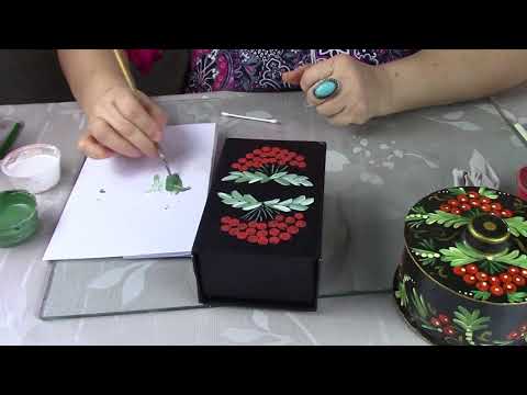 Видео: Простой способ росписи. ХоббиМаркет