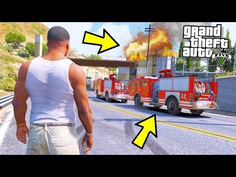 Видео: Өрт сөндіруші қайда барады? ізінен ереміз | GTA 5