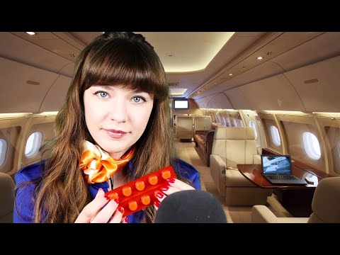 Видео: АСМР СТЮАРДЕССА избавит ТЕБЯ от паники и головной боли