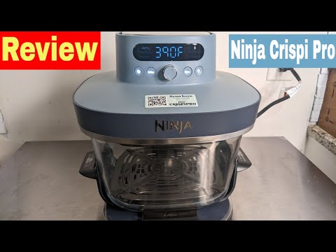 Видео: Обзор стеклянной настольной аэрофритюрницы Ninja Crispi Pro 6-в-1