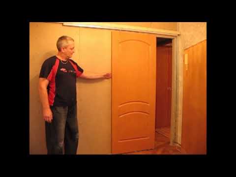 Видео: Перегородка с дверью купе. Partition with compartment door