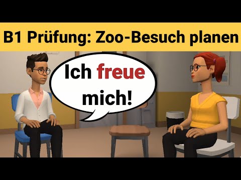 Видео: Устный экзамен по немецкому языку B1 | Планируйте что-нибудь вместе/диалог | обсуждение Часть 3