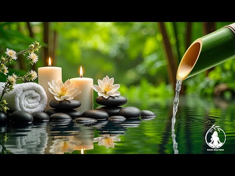Видео: Расслабляющая музыка для сна с бамбуковыми звуками воды💧Успокаивающий спа-салон и звуки природы для