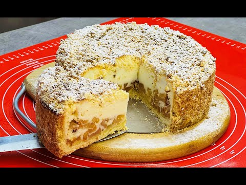 Видео: Без Теста Тающие Яблочный Пирог Вместо Пирогов и Пирожков с яблоками Вкуснятина к чаю Поразила Всех