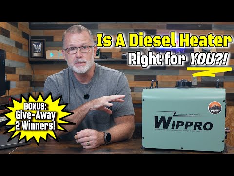 Видео: Дизельный обогреватель WIPPRO мощностью 8 кВт | Простое и экономичное решение для отопления масте...