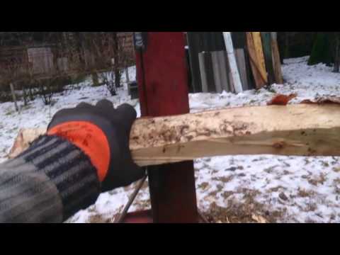 Видео: Пружинный дровокол.