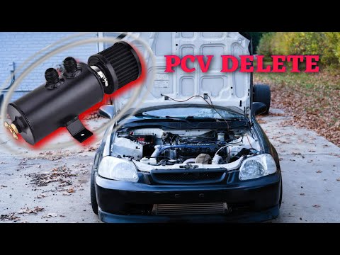 Видео: Установка маслоуловителя Evil Energy на Tubro Civic