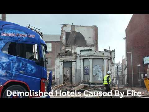 Видео: Три отеля в Блэкпуле снесены в рамках проекта экстренного сноса