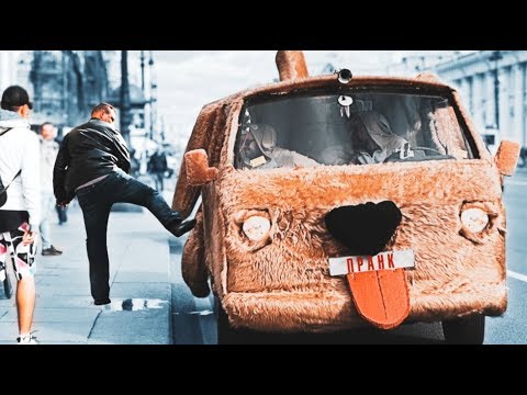 Видео: РЕАКЦИЯ ЛЮДЕЙ НА СОБАКОМОБИЛЬ С ХВОСТОМ | Тачка на прокачку | Колхозный тюнинг от PRITULA