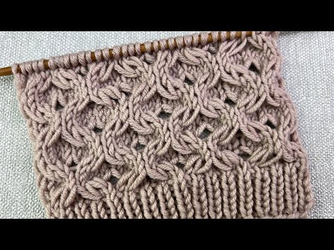 Видео: ОН ВЕЛИКОЛЕПЕН😍 теперь столько всего хочу связать этим Узором спицами
