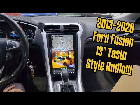 Видео: 13,6-дюймовый дисплей в Ford Fusion?!? Демонстрация и установка в стиле Tesla