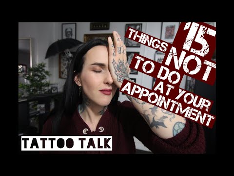 Видео: РАЗГОВОР О ТАТУИРОВКЕ | 15 вещей, которые НЕ стоит делать на приёме у мастера | HayleeTattooer