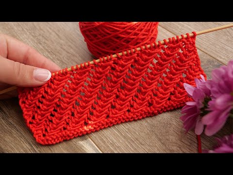 Видео: Узор Диагональ спицами 🍧 Diagonal knitting pattern