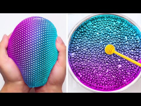 Видео: Удовлетворяющая слизь ASMR | Расслабляющее видео слизи #  617