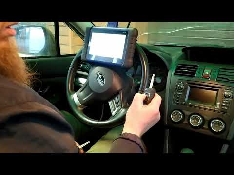 Видео: Субару XV. Добавление ключа иммо.