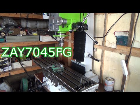 Видео: сверлильно фрезерный станок ZAY7045FG