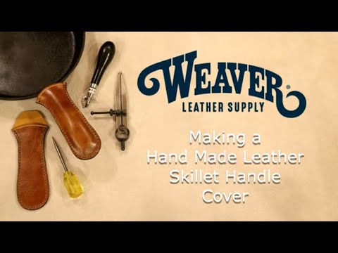 Видео: Изготовление кожаного чехла для ручки сковороды