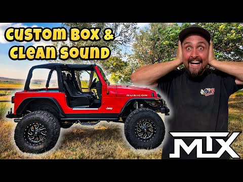 Видео: Установка аудиосистемы MTX + индивидуальный ящик для хранения | Сборка Jeep TJ