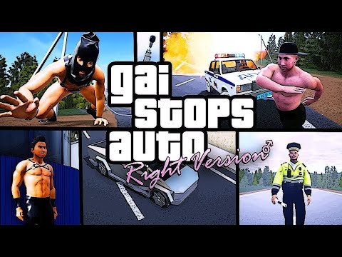 Видео: НОВАЯ ЧАСТЬ ГТА RIGHT VERSION ♂ GAI STOPS AUTO