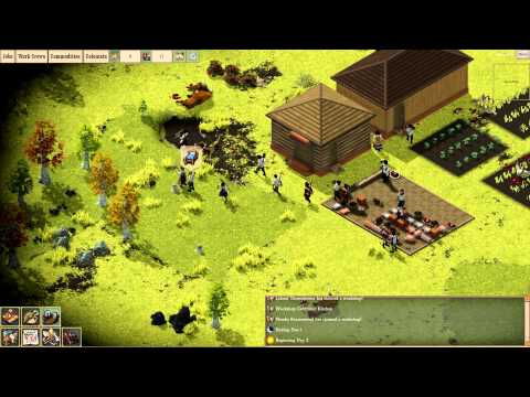 Видео: Clockwork Empires Новая деревня часть 1