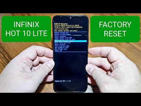 Видео: INFINIX HOT 10 LITE X657B factory reset / сброс до заводских настроек