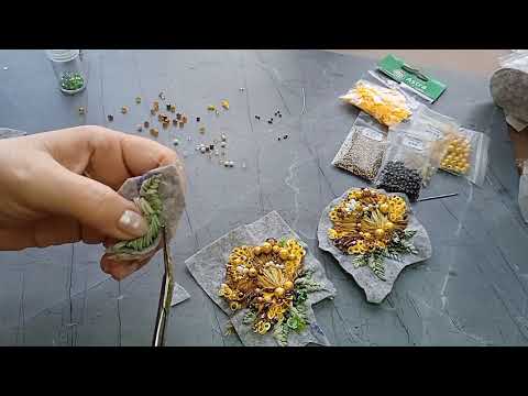 Видео: МК . Брошь.Часть 6 🌺🍀🌸🌿🌺