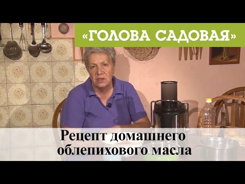 Видео: Голова садовая - Рецепт домашнего облепихового масла