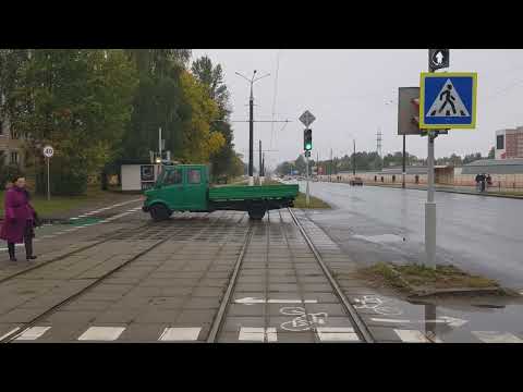 Видео: Витебский трамвай. Осенний первый маршрут. 29.09.22