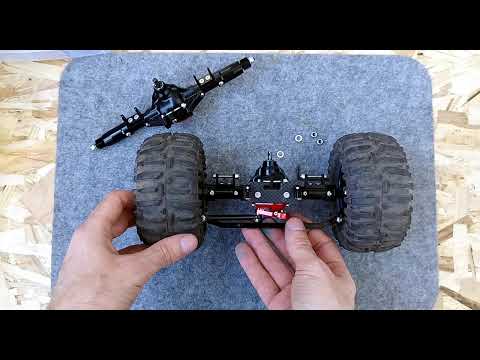 Видео: Бюджетные металлические мосты для RC  с Алиэкспресс